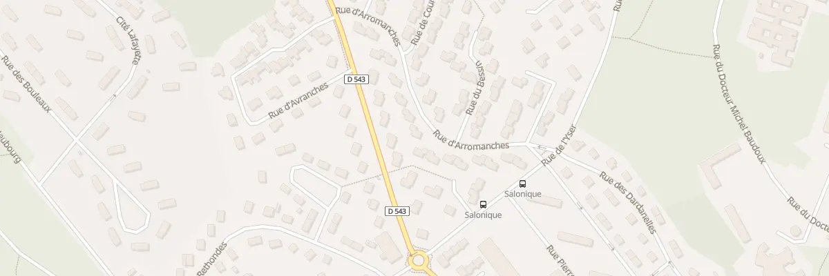 Plan du 16 Rue d’Arromanches à Évreux