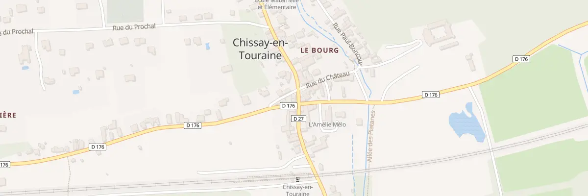 Plan du 1B Rue Etienne Denis à Chissay-en-Touraine