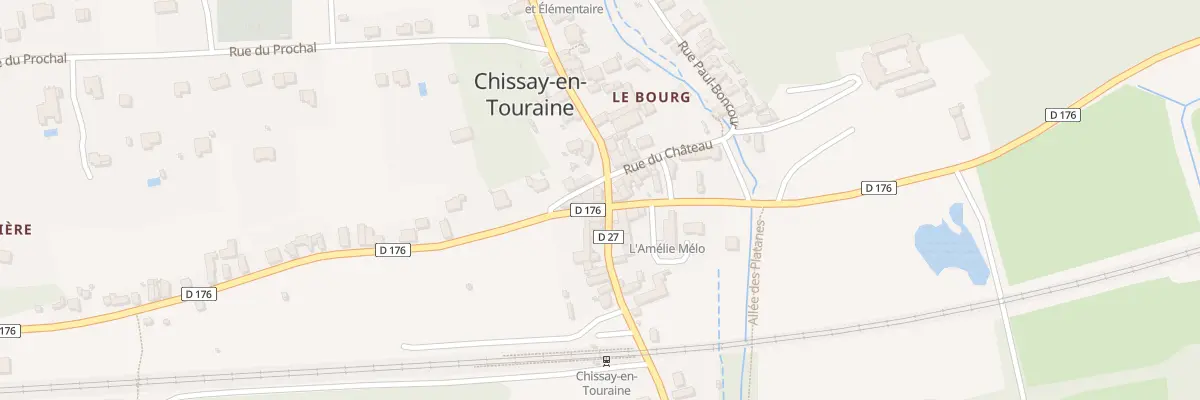 Plan du 1 Rue Etienne Denis à Chissay-en-Touraine