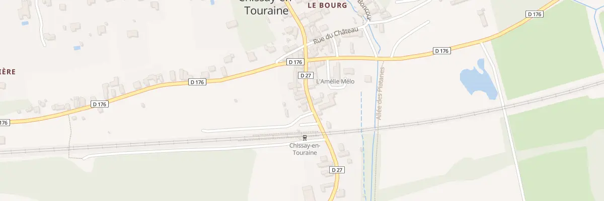 Plan du 8 Rue de la Gare à Chissay-en-Touraine