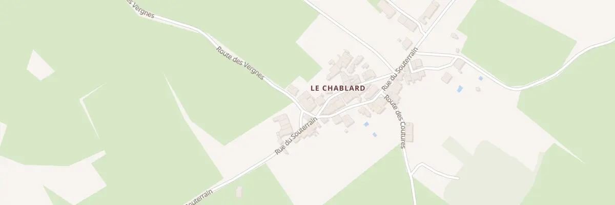Plan du 2 Rte des Vergnes à Blanzac