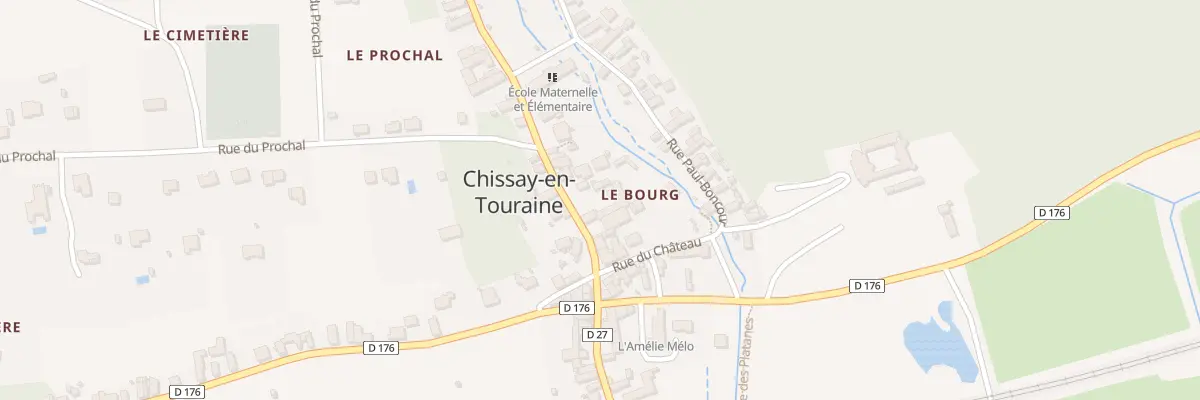 Plan du 10 Rue Etienne Denis à Chissay-en-Touraine