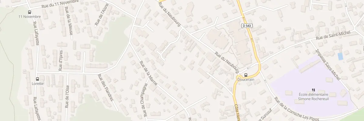 Plan du 13 Rue du Neubourg à Évreux