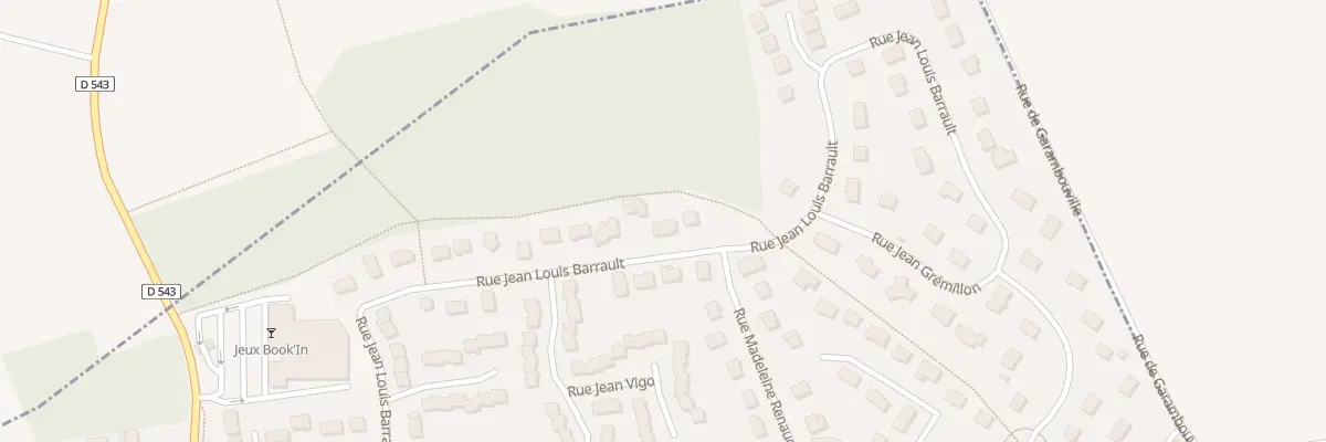 Plan du 23 Rue Jean Louis Barrault à Évreux