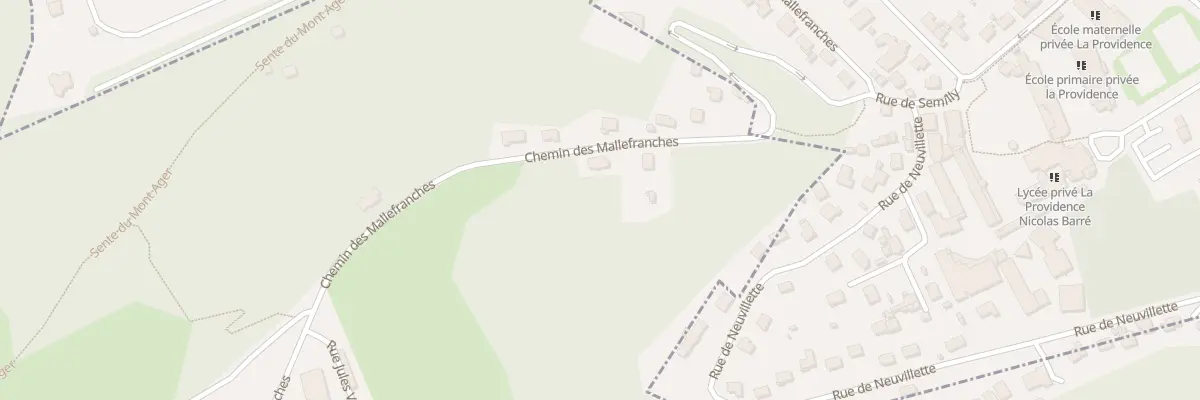 Plan du 712 Che des Mallefranches à Amfreville-la-Mi-Voie