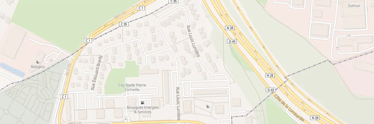 Plan du 2 Rue Louis Lumière à Bihorel