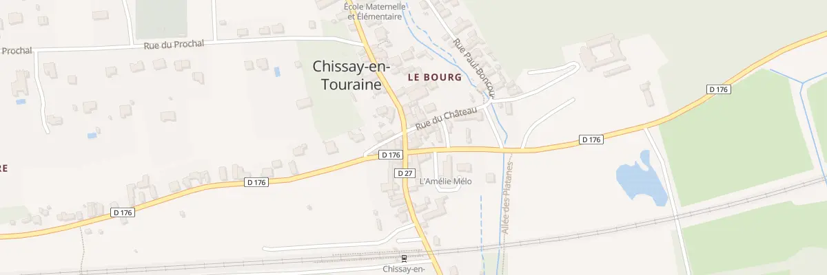 Plan du 11 Rue du Château à Chissay-en-Touraine