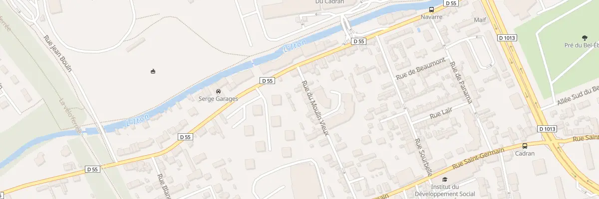Plan du 4 Rue du Moulin Vieux à Évreux