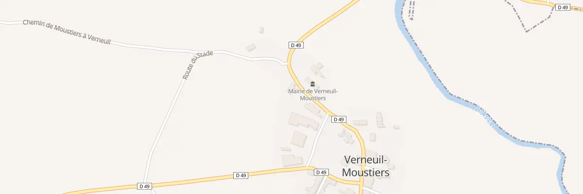Plan du 5043 Le Bourg à Verneuil-Moustiers