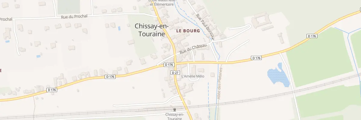 Plan du 1 Rte de Vierzon à Chissay-en-Touraine