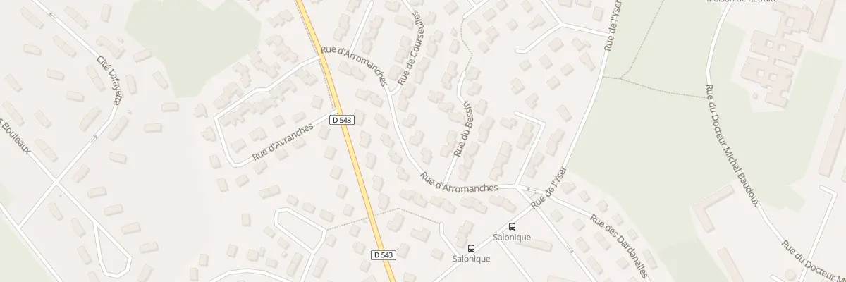 Plan du 3 Rue d’Arromanches à Évreux