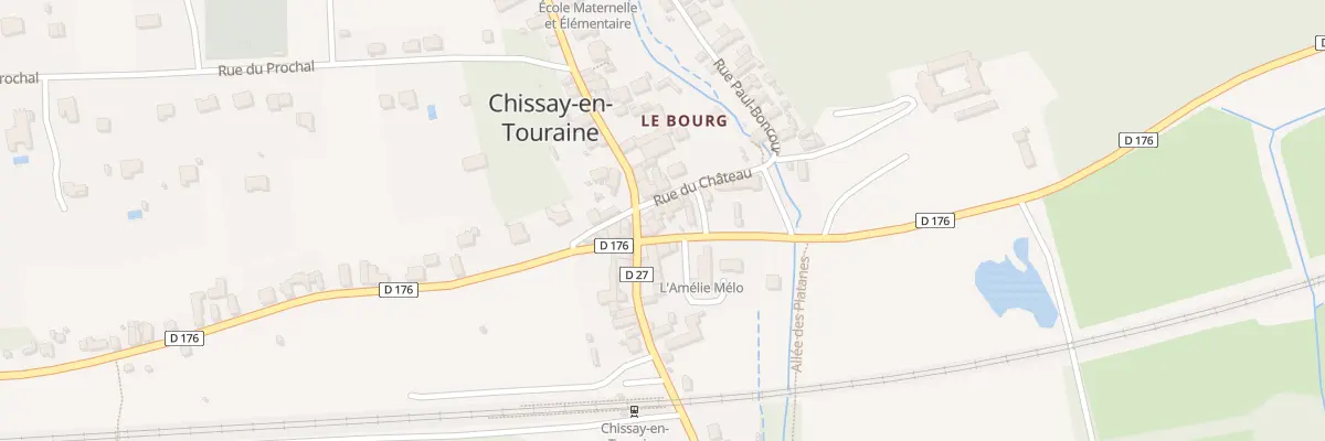 Plan du 9 Rue du Château à Chissay-en-Touraine