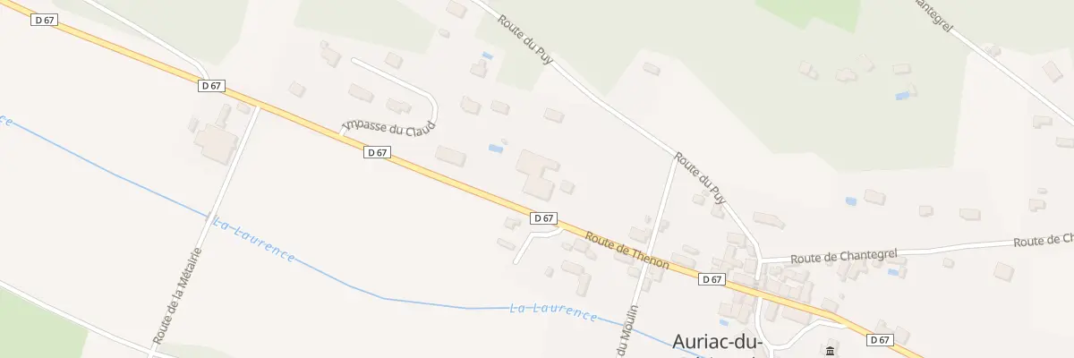 Plan du 273 Rte du Puy à Auriac-du-Périgord