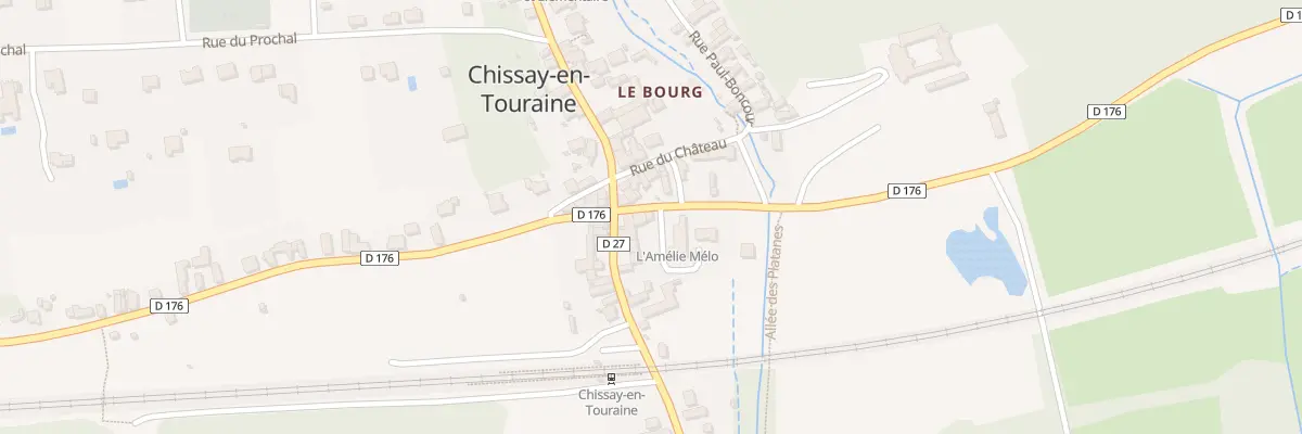Plan du 4 Rte de Vierzon à Chissay-en-Touraine
