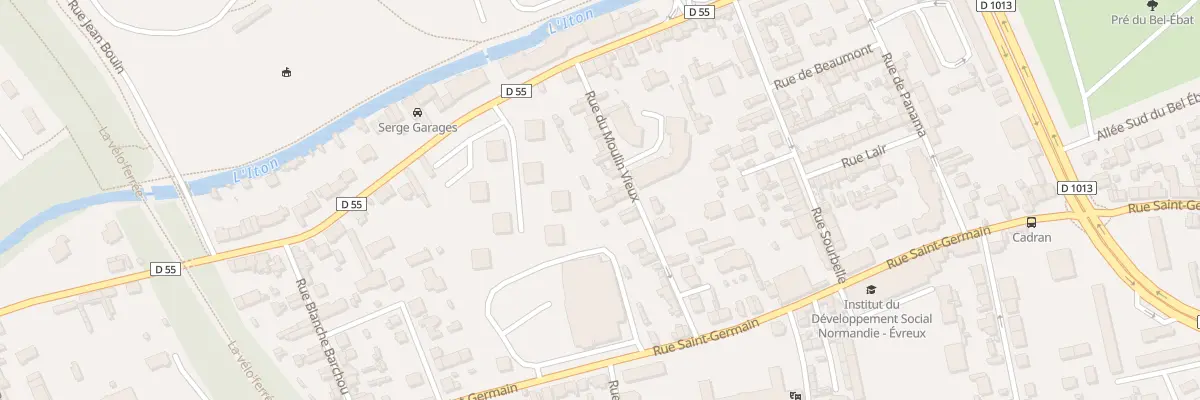 Plan du 8B Rue du Moulin Vieux à Évreux