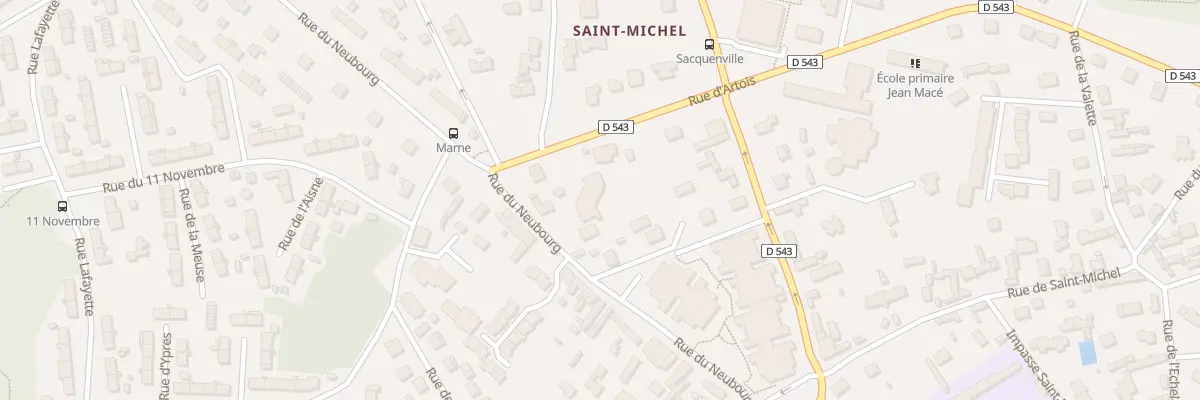 Plan du 6B Rue du Neubourg à Évreux