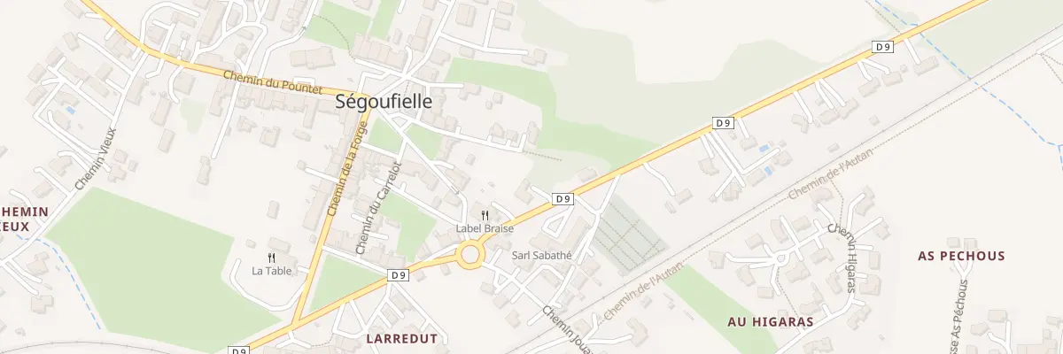 Plan du 47 Rte de Grenade à Ségoufielle