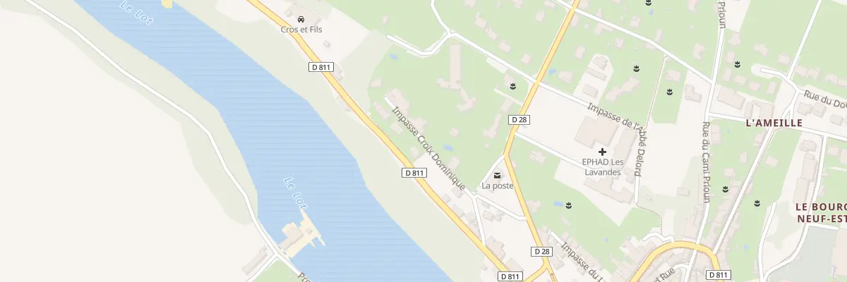 Plan du 5282 Rue des Scafignous à Puy-l’Évêque