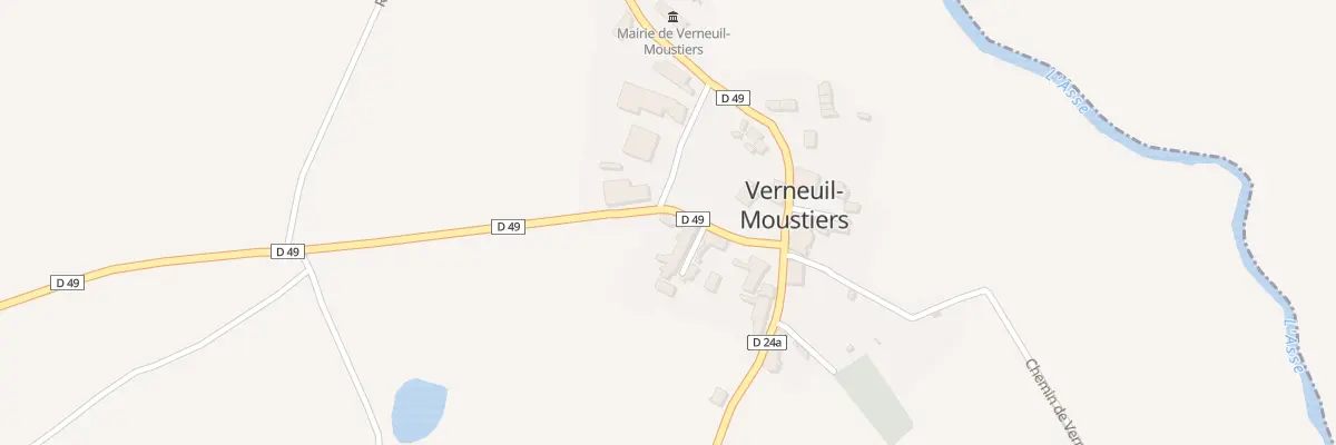 Plan du 5046 Le Bourg à Verneuil-Moustiers