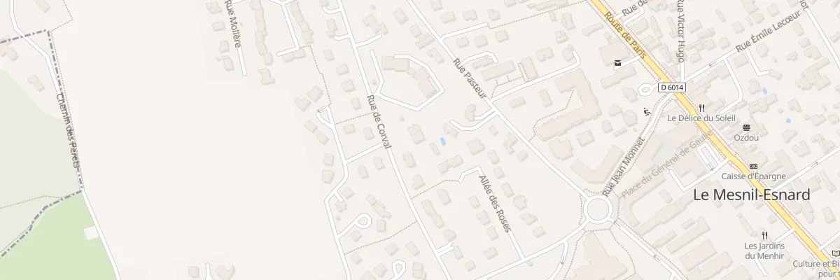 Plan du 14 Rue de Corval au Mesnil-Esnard