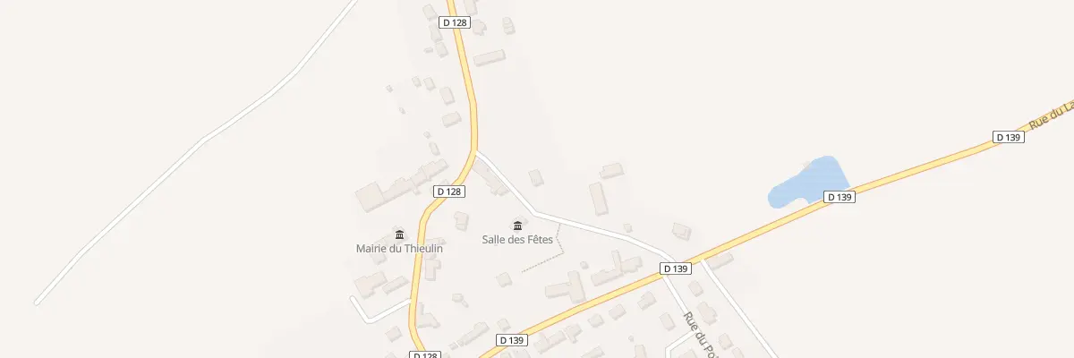 Plan du 1 Rue Neuve au Thieulin