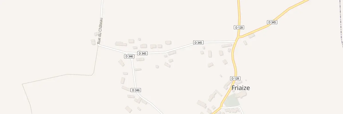 Plan du 6 Rue du Château à Friaize