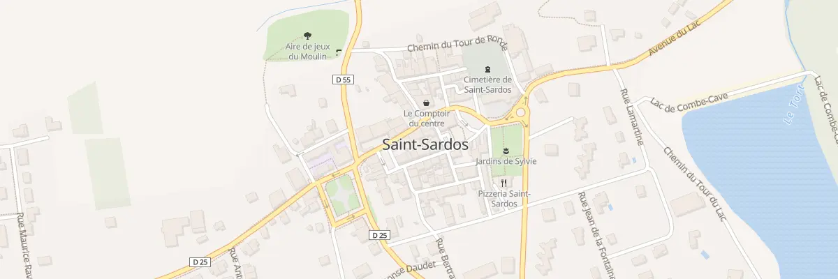 Plan du 3 Pl du Centre à Saint-Sardos