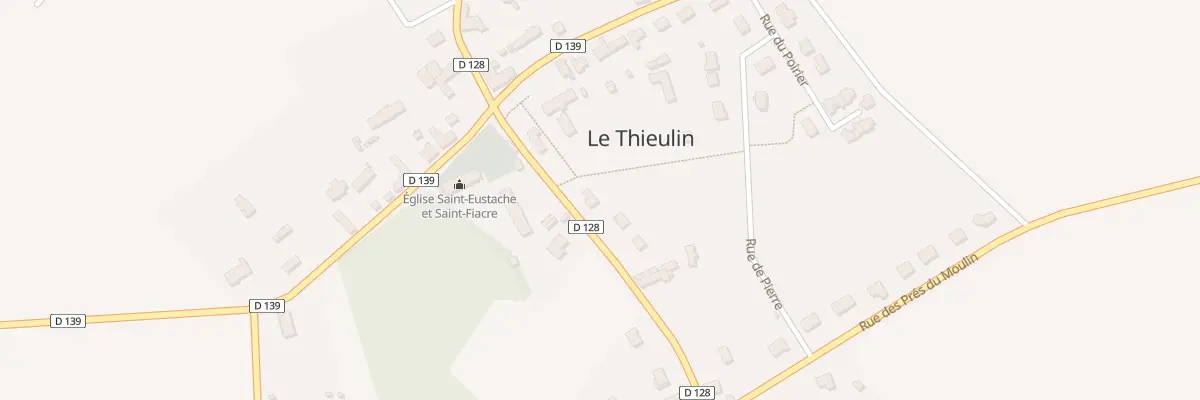 Plan du 5 Rue de la Guérinière au Thieulin