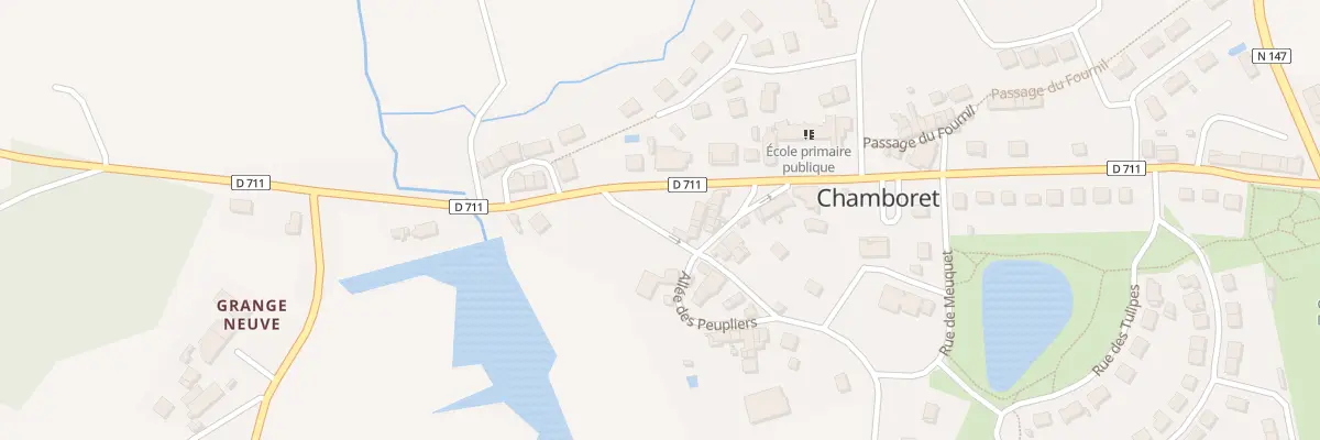 Plan du 3 Rue des Roseaux à Chamboret