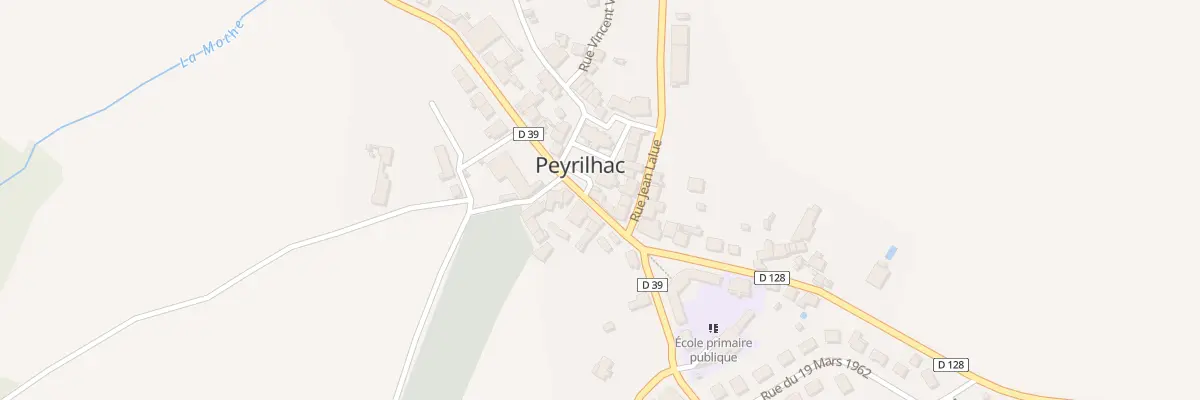 Plan du 2 Pl de l’Eglise à Peyrilhac