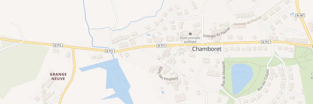 Plan du 5 Rue des Roseaux à Chamboret