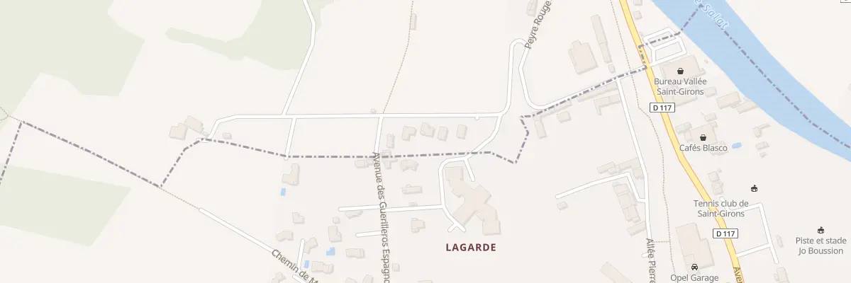 Plan du 5851 Peyre Rouge à Saint-Lizier