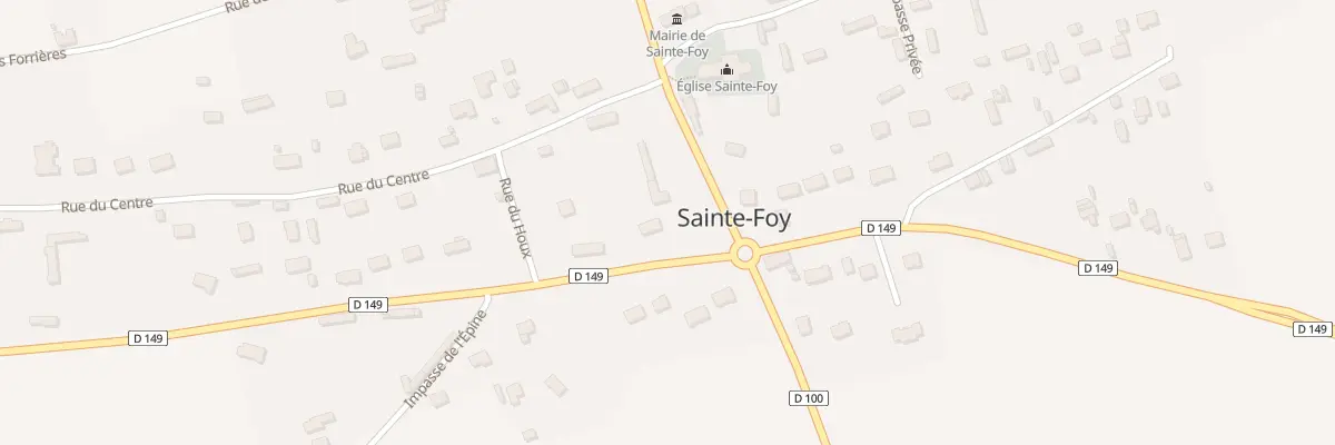 Plan du 39 Rte des Deux Vallees à Sainte-Foy