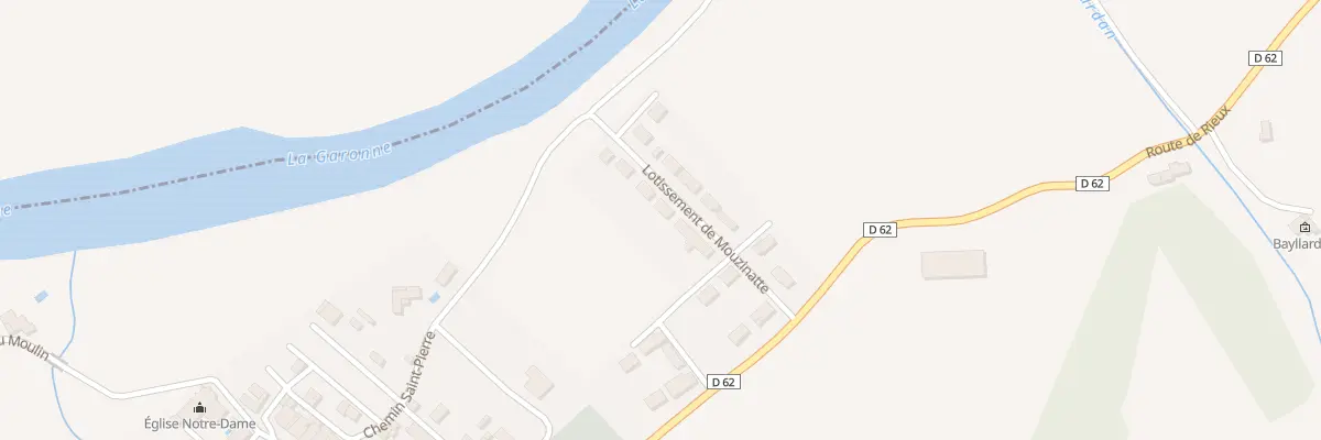 Plan du 9 Mouzinatte à Gensac-sur-Garonne