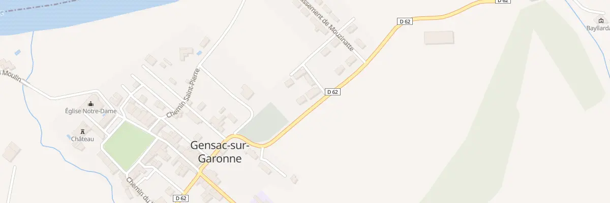 Plan du 5012F Mouzinatte à Gensac-sur-Garonne