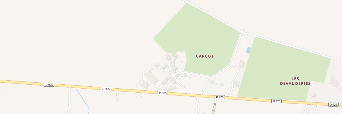 Plan du 12 Carcot à Paulnay