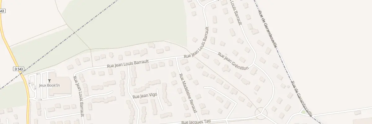 Plan du 1 Rue Madeleine Renaud à Évreux