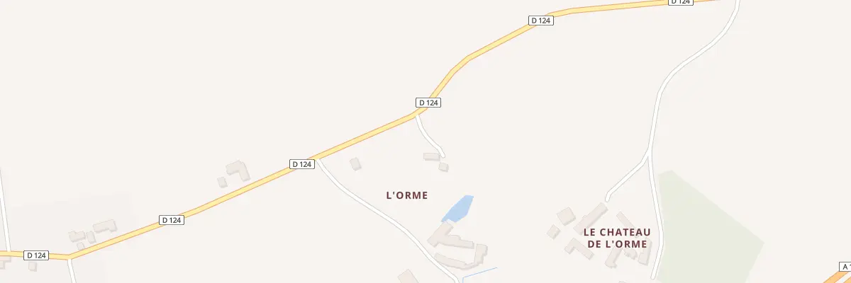 Plan du 3 La Croix de l’Orme à Frazé