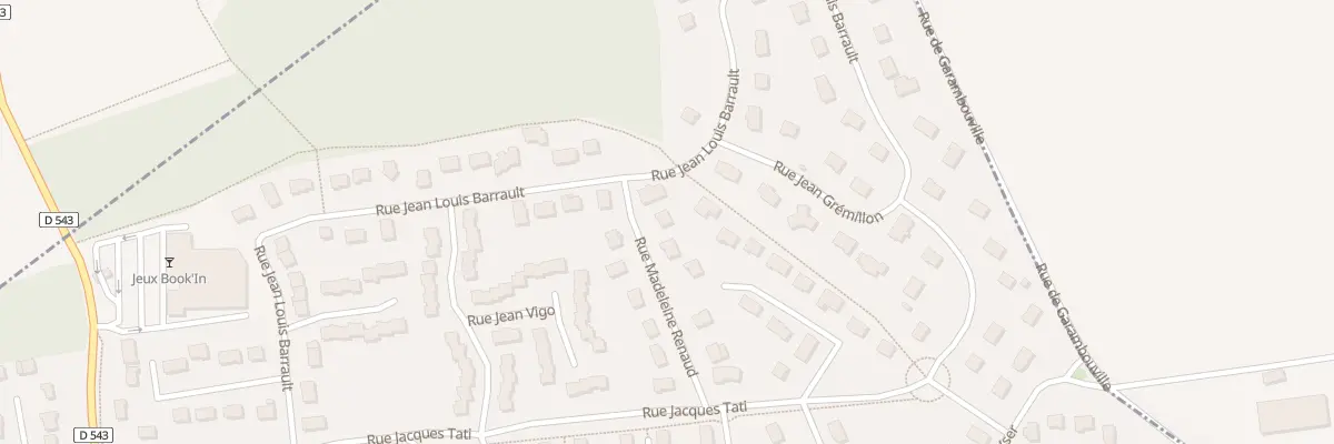 Plan du 3 Rue Madeleine Renaud à Évreux