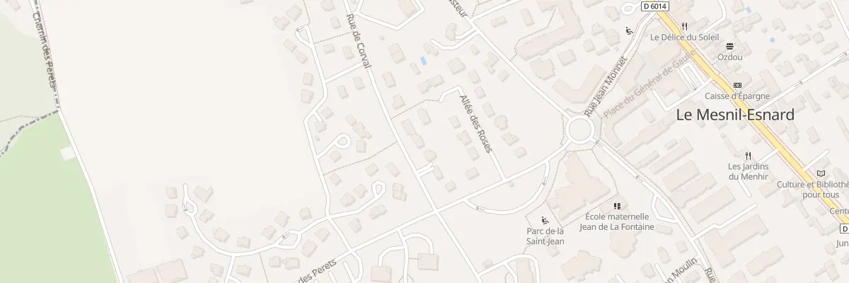 Plan du 6 Rue de Corval au Mesnil-Esnard