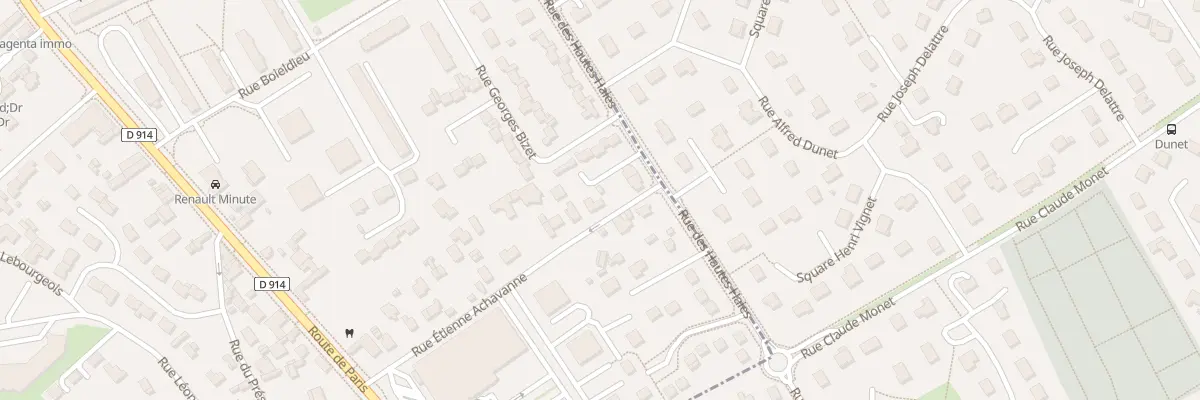 Plan du 23 Rue Etienne Achavanne à Bonsecours