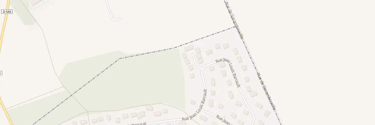 Plan du 3 All Germaine Dulac à Évreux