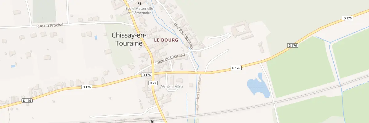 Plan du 1 Rue du Château à Chissay-en-Touraine