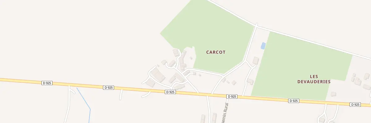 Plan du 10 Carcot à Paulnay