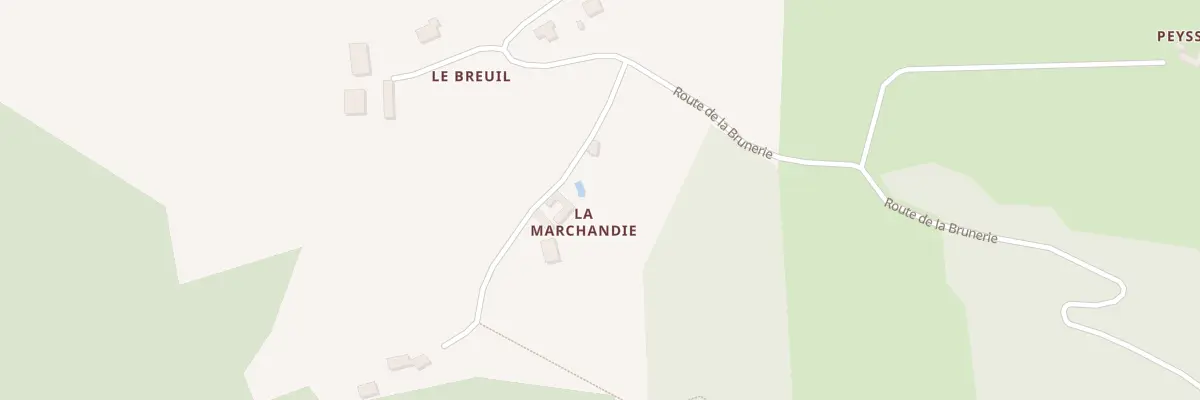 Plan du 74 La Marchandie à Tamniès