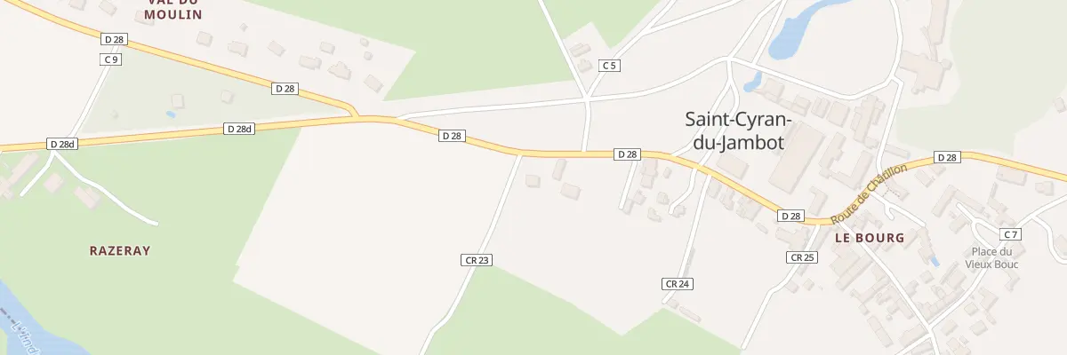 Plan du 15 Rte de Fléré à Saint-Cyran-du-Jambot