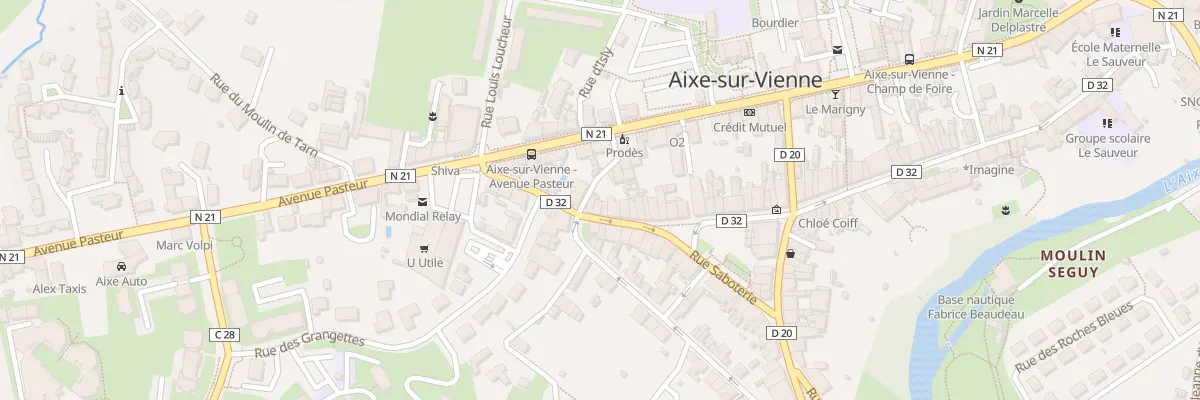 Plan du 18 Rue Gambetta à Aixe-sur-Vienne