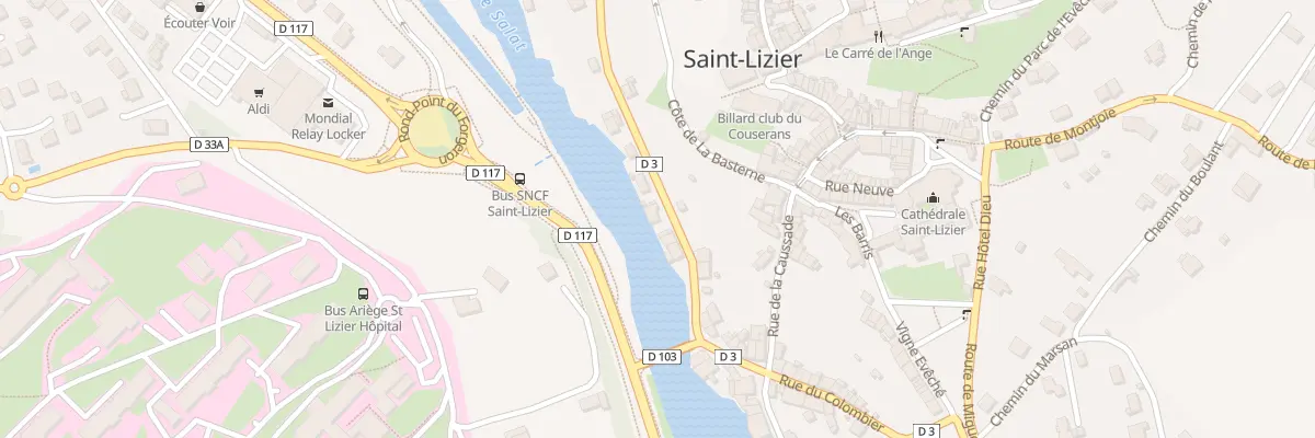 Plan du 14 La Ville à Saint-Lizier