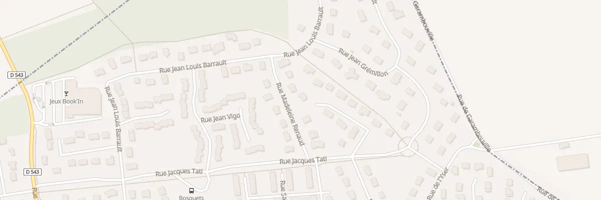 Plan du 7 Rue Madeleine Renaud à Évreux