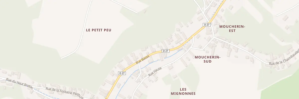 Plan du 47 Rue Basse à Chissay-en-Touraine